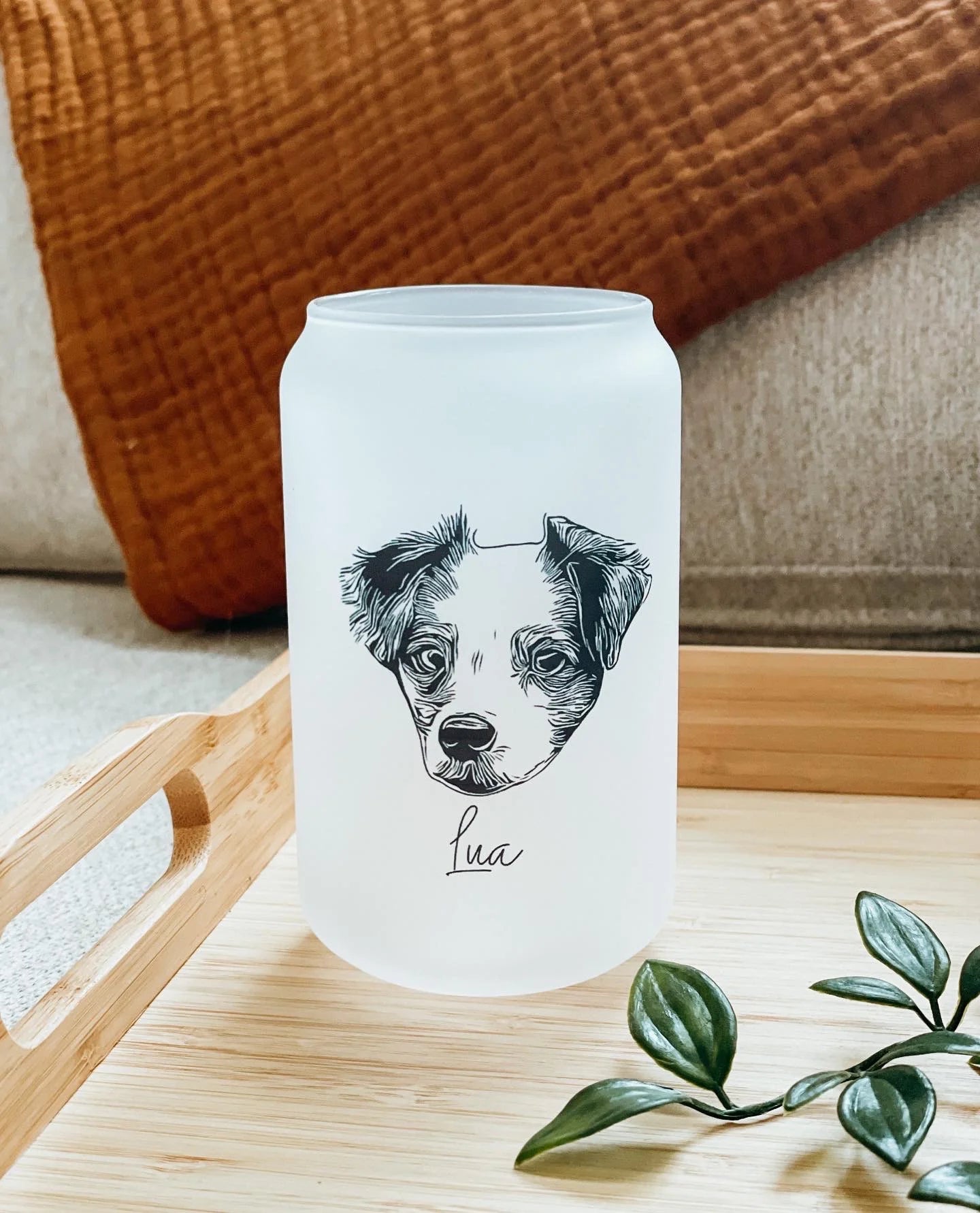 custom pet Glass Can