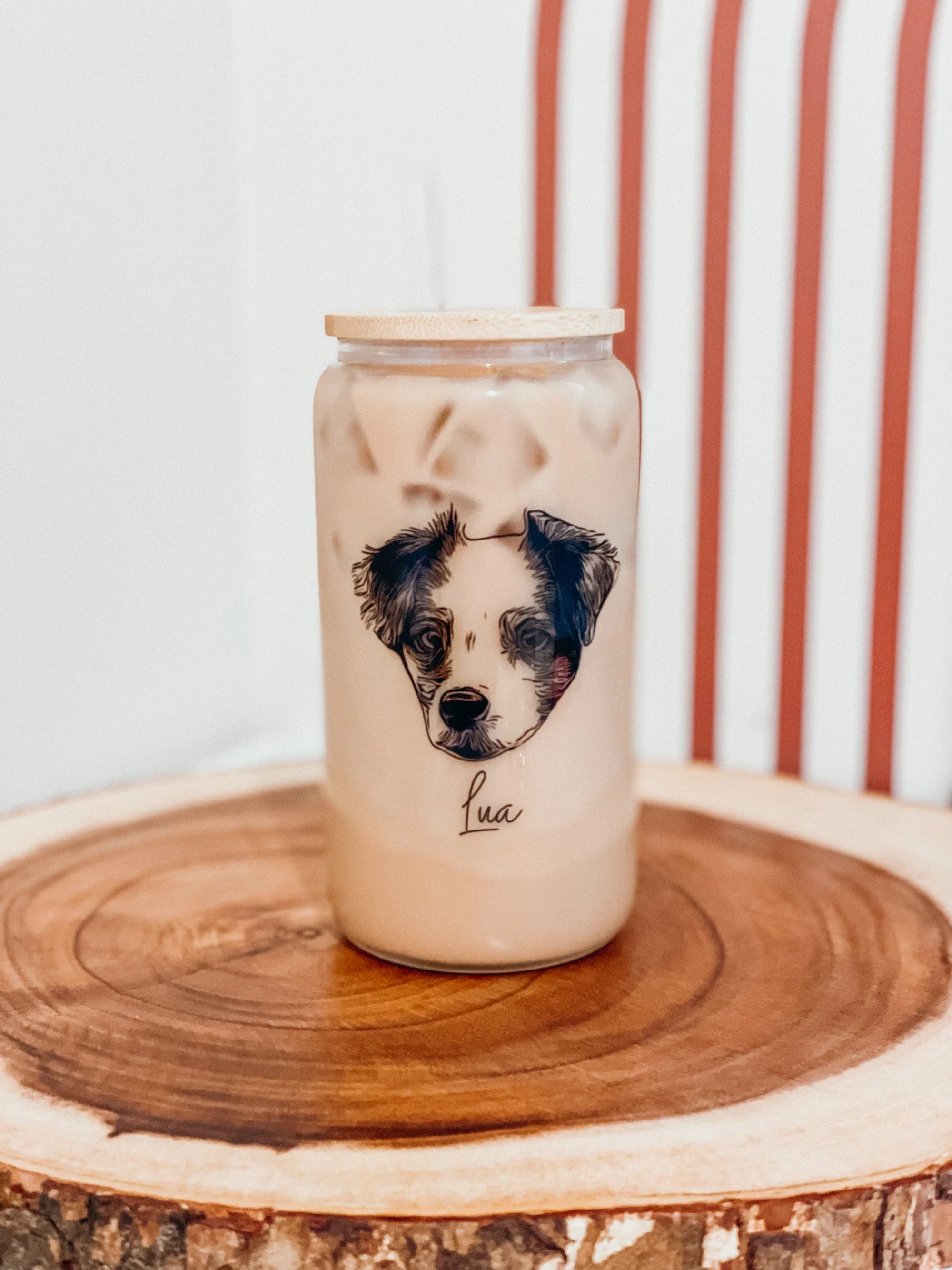 custom pet Glass Can